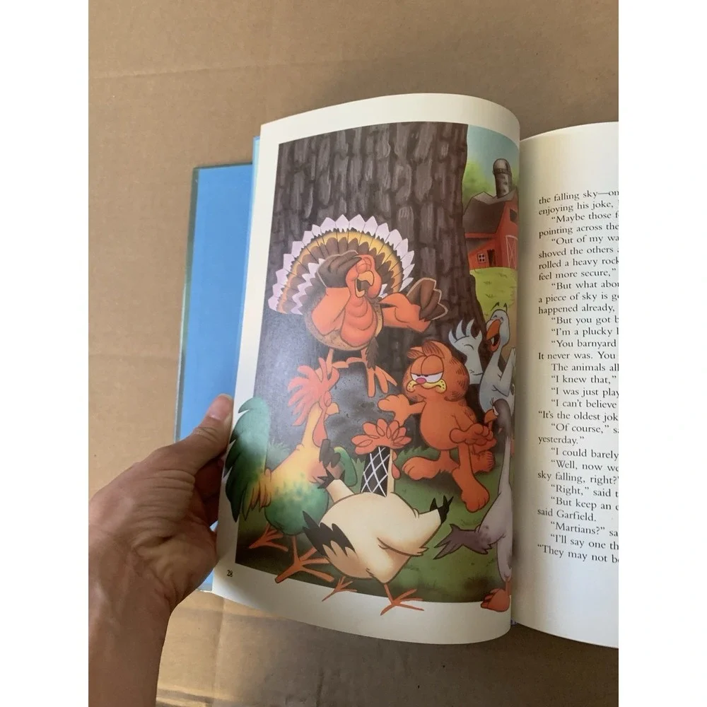 Garfield's Furry Tales Vintage Hardcover Book 1989 Jim Davis Classic Comic